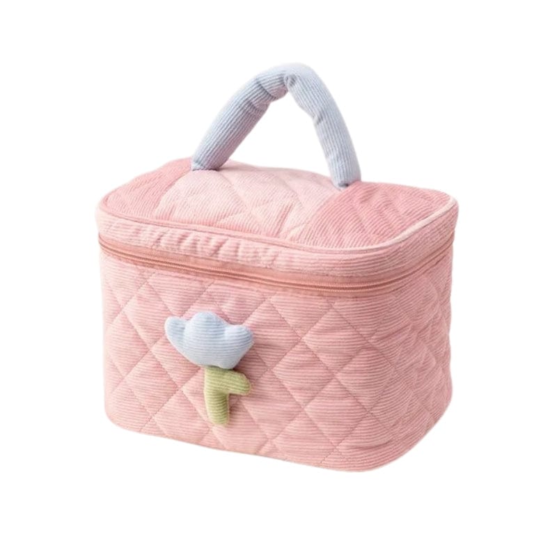 Rose / L Trousse de Toilette Femme Vanity Souple Univers du Voyage