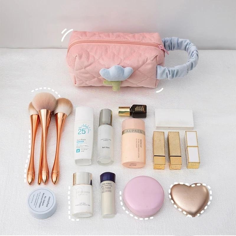 Trousse de Toilette Femme Vanity Souple Univers du Voyage