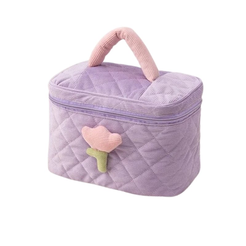 Violet / L Trousse de Toilette Femme Vanity Souple Univers du Voyage