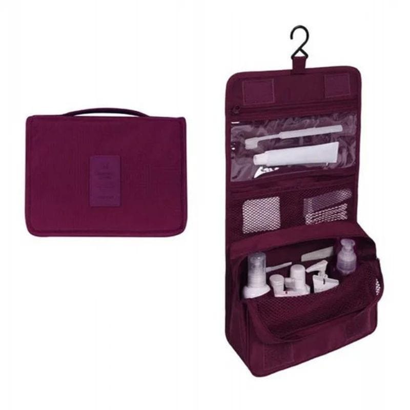 Rouge Vif Uniforme Trousse de Toilette Originale Femme Univers du Voyage