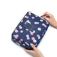 Bleu Marine et Fleurs Trousse de Toilette Originale Voyage Univers du Voyage