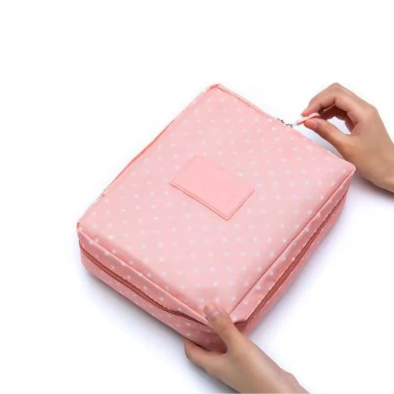 Rose à Pois Trousse de Toilette Originale Voyage Univers du Voyage