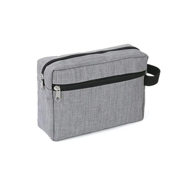 Gris / Sans Gravure Personnalisée Trousse de Toilette Personnalisable Univers du Voyage