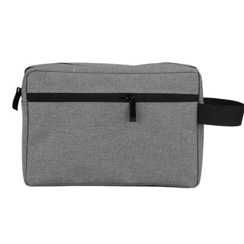 Gris Trousse de Toilette Personnalisable pour Homme Univers du Voyage