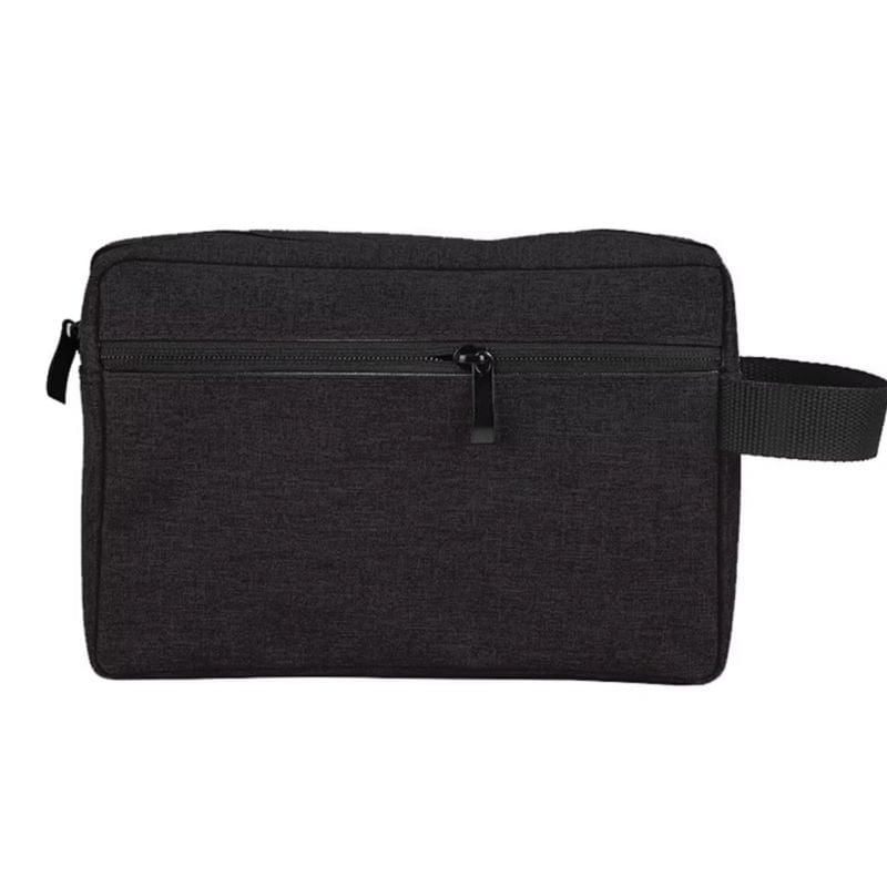 Noir Trousse de Toilette Personnalisable pour Homme Univers du Voyage