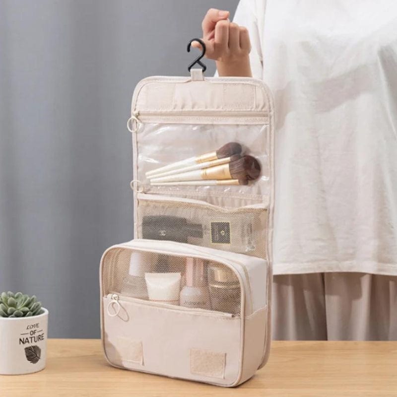 Trousse de Toilette Pliable à Suspendre Univers du Voyage