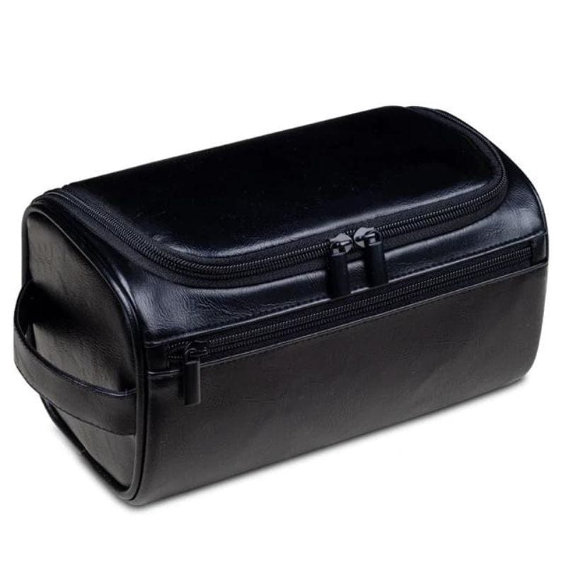 Noir Trousse de Toilette pour Homme en Simili Univers du Voyage