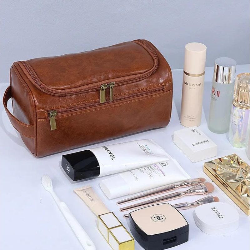 Trousse de Toilette pour Homme en Simili Univers du Voyage