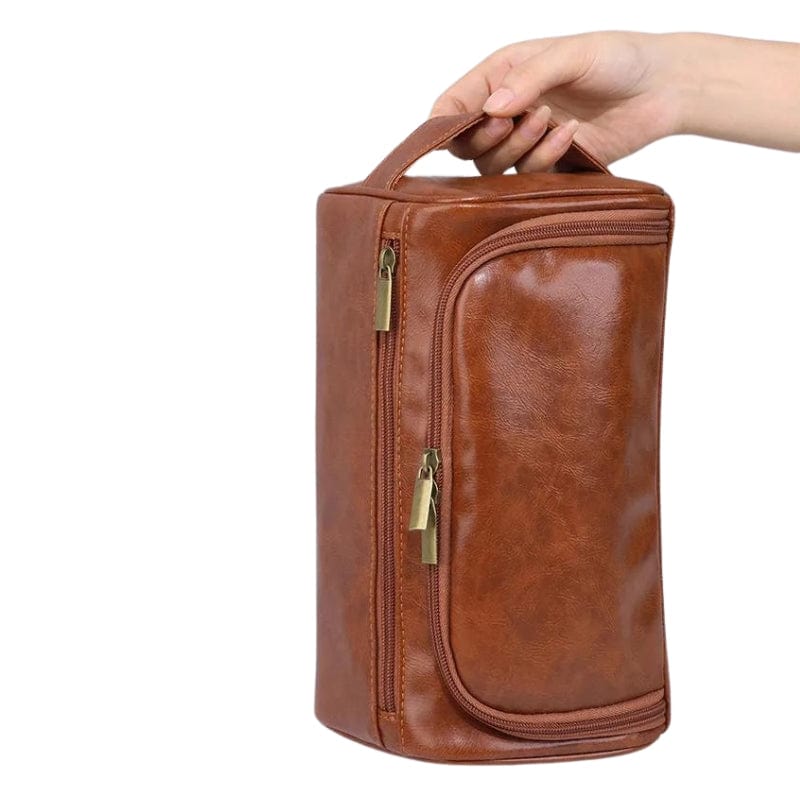 Trousse de Toilette pour Homme en Simili Univers du Voyage