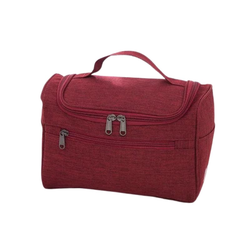 Rouge Trousse De Toilette Pour Voyage à Suspendre Univers du Voyage