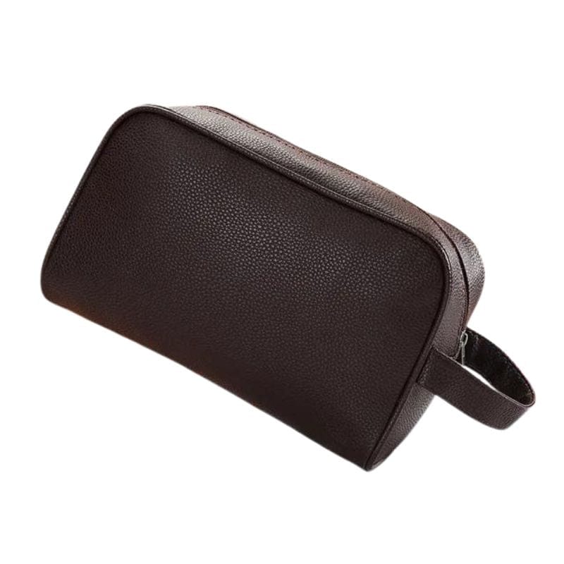 Marron Trousse De Toilette simili Homme Luxe Univers du Voyage