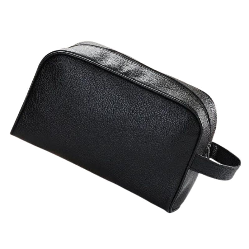 Noir Trousse De Toilette simili Homme Luxe Univers du Voyage