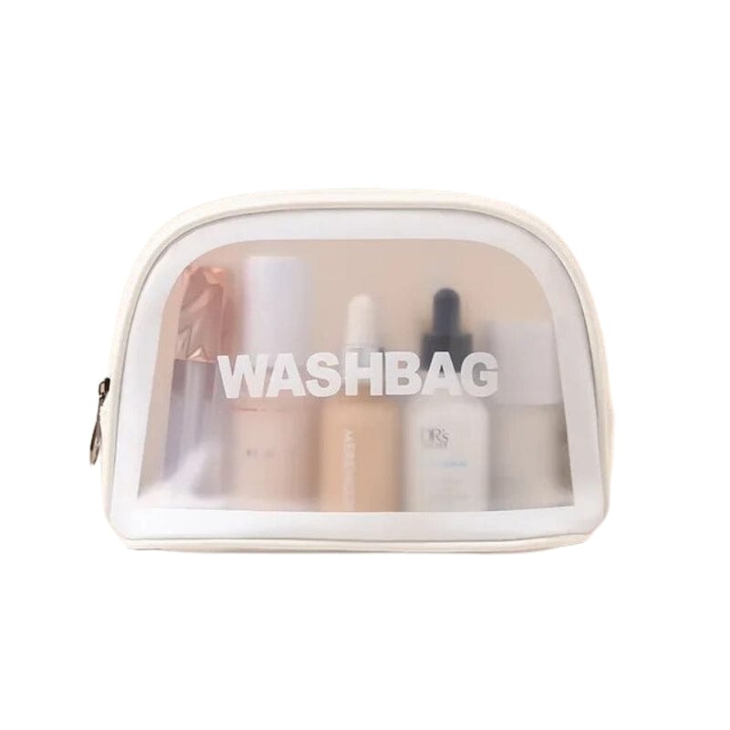 Blanc / S Trousse de Toilette Transparente Voyage Univers du Voyage