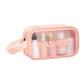 Rose / M Trousse de Toilette Transparente Voyage Univers du Voyage