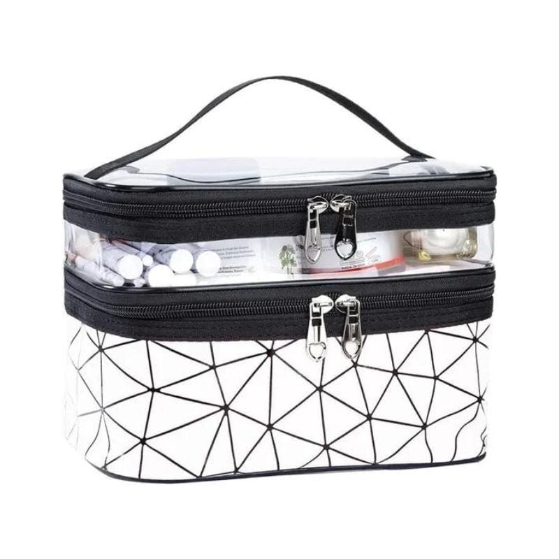 Blanc Trousse de Toilette Vanity Souple Univers du Voyage