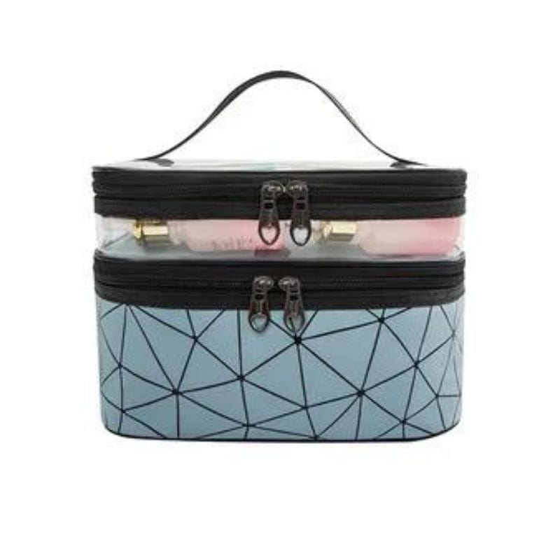 Bleu Trousse de Toilette Vanity Souple Univers du Voyage