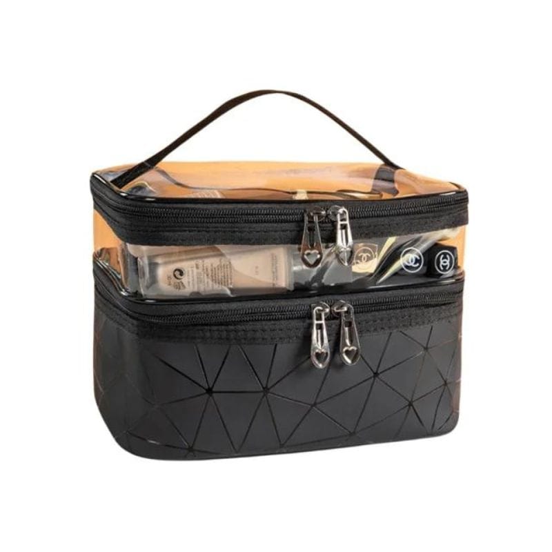 Noir Trousse de Toilette Vanity Souple Univers du Voyage