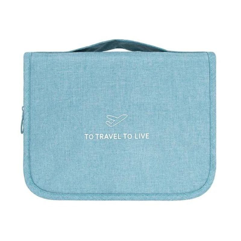 Bleu Ciel Trousse De Toilette Voyage Avion Univers du Voyage