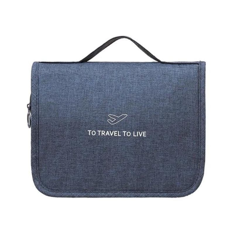 Bleu Marine Trousse De Toilette Voyage Avion Univers du Voyage