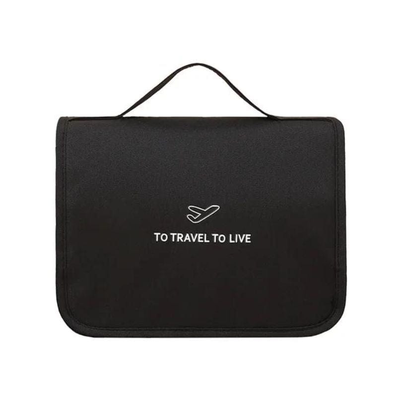 Noir Trousse De Toilette Voyage Avion Univers du Voyage