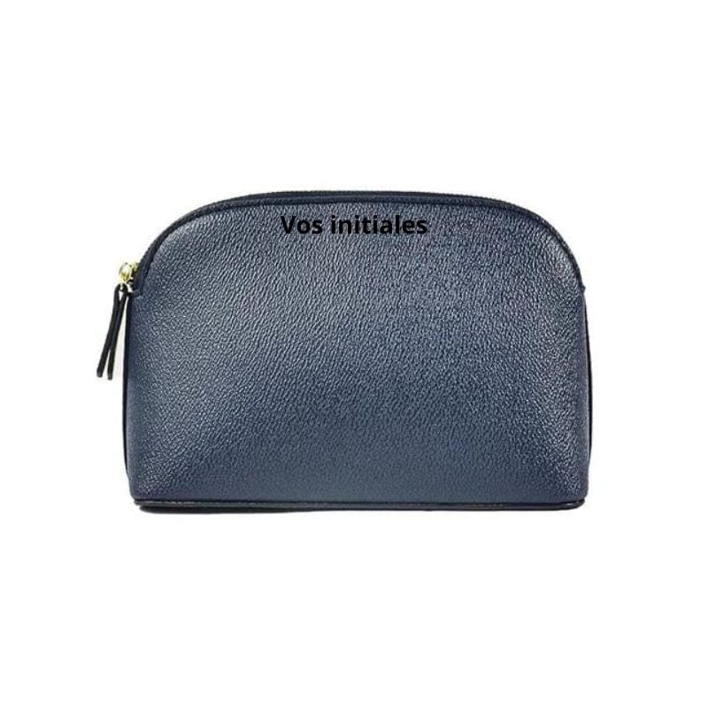 Bleu / Modèle 1 Trousse Maquillage Personnalisée Univers du Voyage