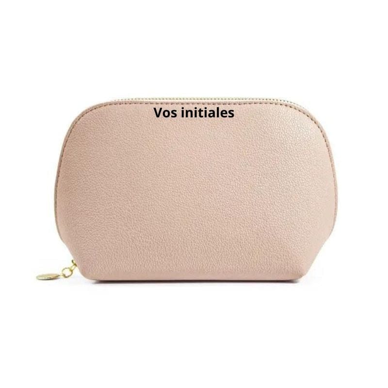 Rose Clair / Modèle 2 Trousse Maquillage Personnalisée Univers du Voyage