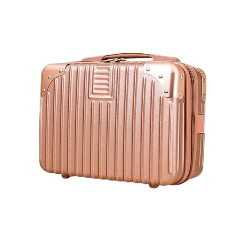 Rose Gold Vanity Case Rigide Rose Univers du Voyage