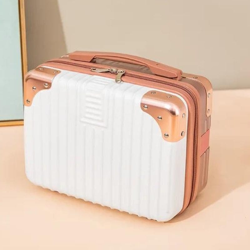 Vanity Case Rigide Rose Univers du Voyage