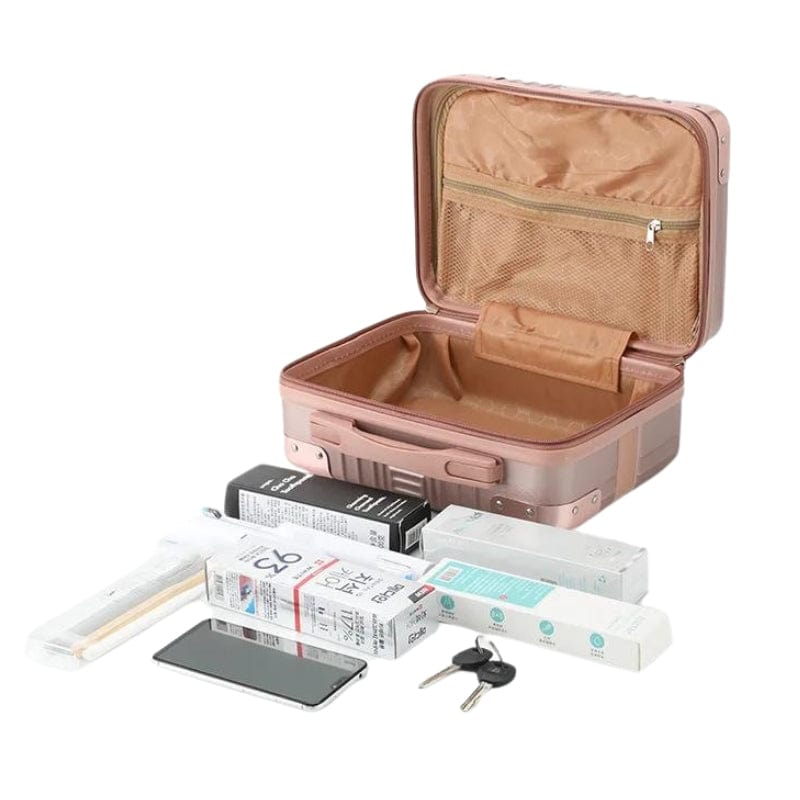 Vanity Case Rigide Rose Univers du Voyage