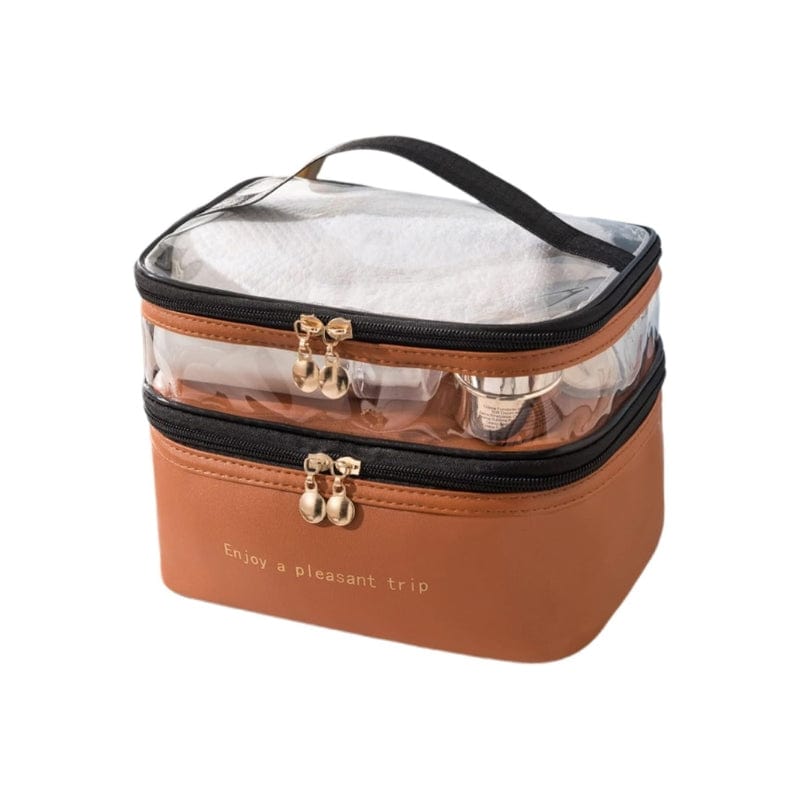 Marron Vanity Souple De Voyage Univers du Voyage