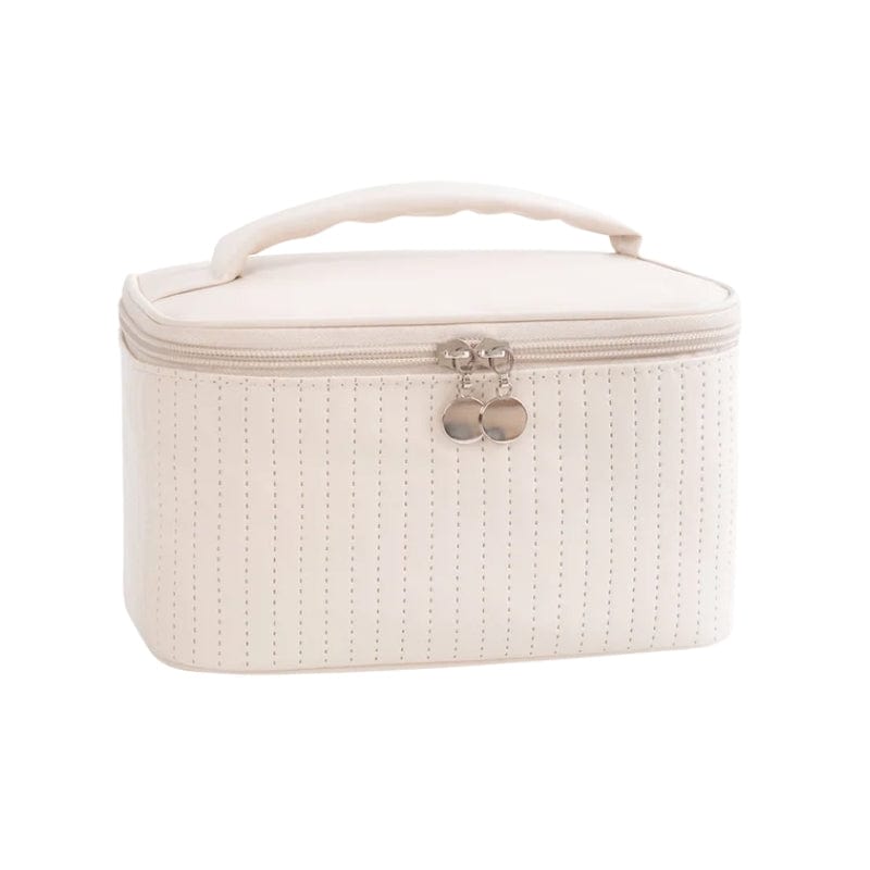 Beige Vanity Trousse de Toilette Maquillage Univers du Voyage