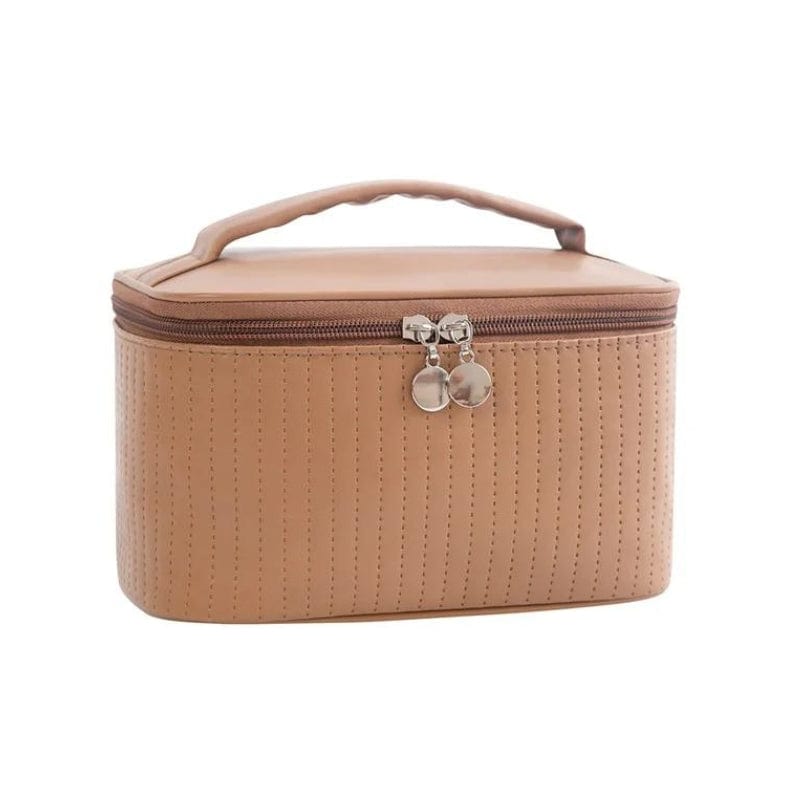 Marron Vanity Trousse de Toilette Maquillage Univers du Voyage