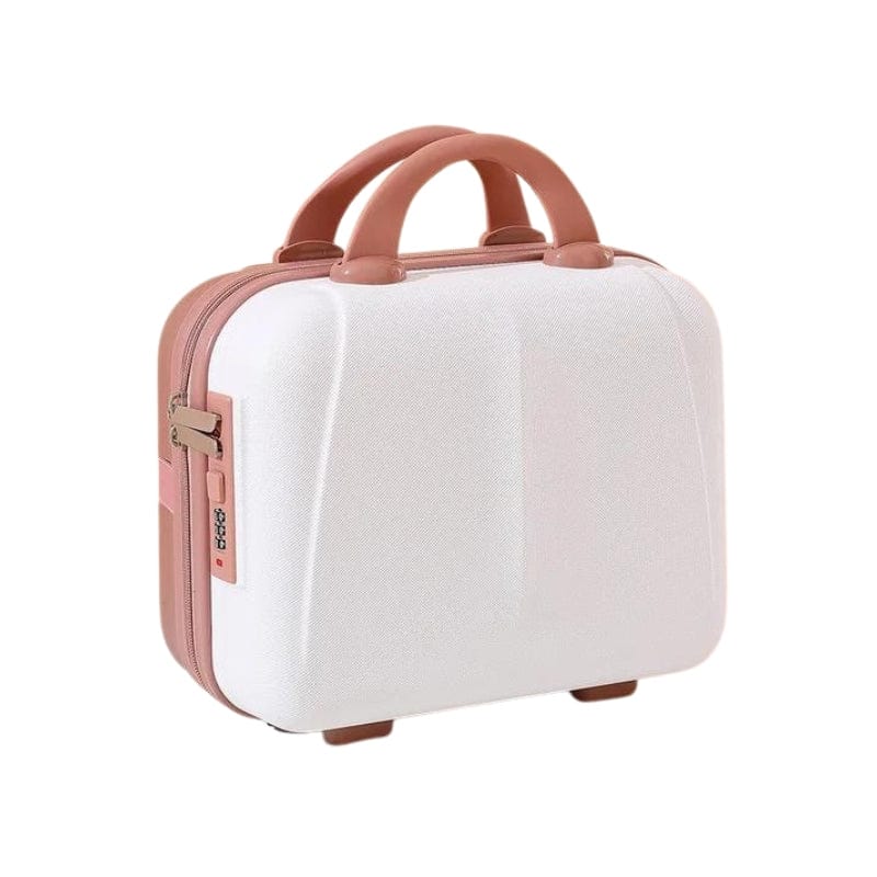 Blanc et Rose Vanity Valise de Toilette Univers du Voyage